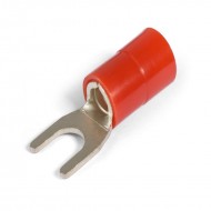 КВТ Наконечник вилочный изолированный НВИ(н) 10–6 с нейлоновой манжетой (мин партия 100 шт.) 61780 KVT