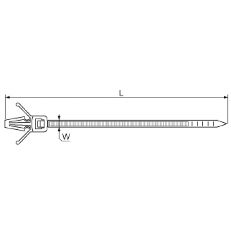 КВТ Стяжка крепежная КСДп 8.0x175 64774 (цена за уп.) KVT КВТ Стяжка крепежная КСДп 8.0x175 64774 (цена за уп.) KVT