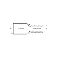 КВТ Термоусаживаемя трубка в евро-боксе Т-BOX-4/2 (красная) 65594 KVT