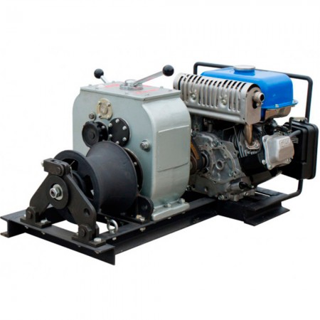 КВТ Лебедка тяговая с бензиновым двигателем ЛТБ-3 для работ по монтажу ЛЭП 69478 KVT КВТ Лебедка тяговая с бензиновым двигателем ЛТБ-3 для работ по монтажу ЛЭП 69478 KVT