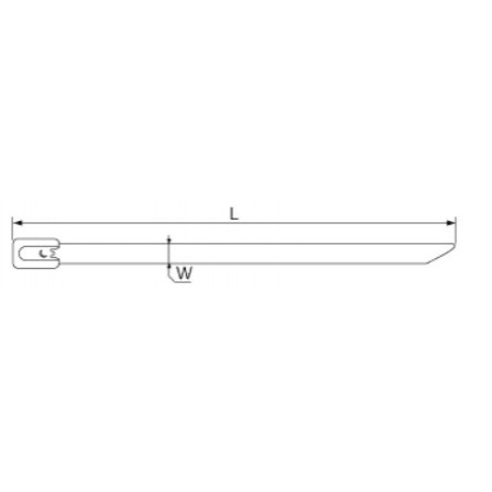 КВТ Стальная стяжка СКС (304) 4.6х100 (мин партия 100 шт.) 79374 KVT КВТ Стальная стяжка СКС (304) 4.6х100 (мин партия 100 шт.) 79374 KVT