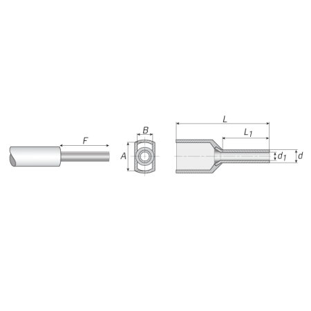 КВТ Наконечник штыревой втулочный двойной НШВИ(2) 0.5-8 (мин партия 500 шт.) 47461 / 79461 KVT КВТ Наконечник штыревой втулочный двойной НШВИ(2) 0.5-8 (мин партия 500 шт.) 47461 / 79461 KVT