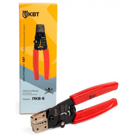 КВТ Пресс-клещи ПКВ-6 80754 KVT КВТ Пресс-клещи ПКВ-6 80754 KVT