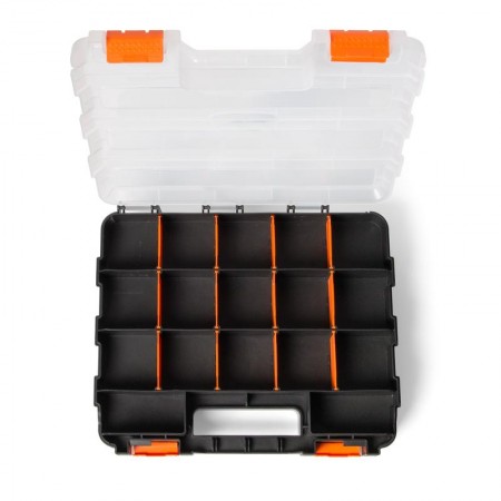 КВТ Кейс-органайзер двухсторонний с 10 отделениями, серия «ПРОФИ» 81439 KVT КВТ Кейс-органайзер двухсторонний с 10 отделениями, серия «ПРОФИ» 81439 KVT
